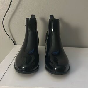 Black Rain Booties